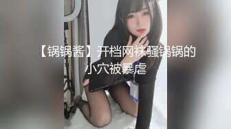 【锅锅酱】开档网袜骚锅锅的小穴被暴虐