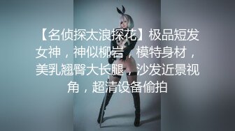 【名侦探太浪探花】极品短发女神，神似柳岩，模特身材，美乳翘臀大长腿，沙发近景视角，超清设备偷拍