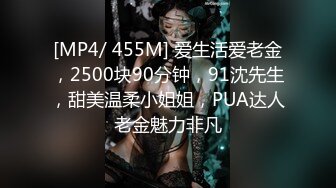 [MP4/ 455M] 爱生活爱老金，2500块90分钟，91沈先生，甜美温柔小姐姐，PUA达人老金魅力非凡