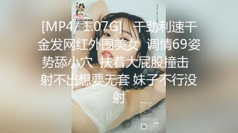 [MP4/ 1.07G]   干劲利速干金发网红外围美女  调情69姿势舔小穴  扶着大屁股撞击  射不出想要无套 妹子不行没射