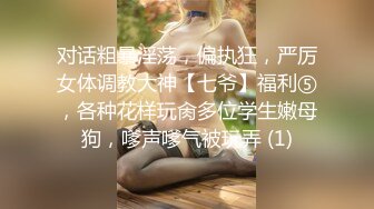 对话粗暴淫荡，偏执狂，严厉女体调教大神【七爷】福利⑤，各种花样玩肏多位学生嫩母狗，嗲声嗲气被玩弄 (1)