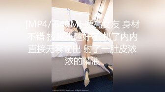 [MP4/ 640M] 漂亮女友 身材不错 技越来越好了 扒了内内直接无套输出 射了一肚皮浓浓的精液