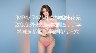 [MP4/ 747M] 女神姐妹花无敌兔兔外表甜美戴眼镜，丁字裤翘起屁股，半脱特写肥穴