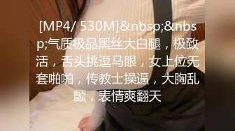 [MP4/ 530M]&nbsp;&nbsp;气质极品黑丝大白腿，极致活，舌头挑逗马眼，女上位无套啪啪，传教士操逼，大胸乱颤，表情爽翻天